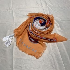 COACH VARSITY PATCH OVERSIZED SQUARE SCARF